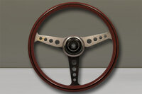 Classic line mahonie 360 glans, annicenter/ronde gaten