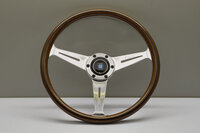 Classic line mahonie 360 glanzende spaak,  zichtbare schroeven