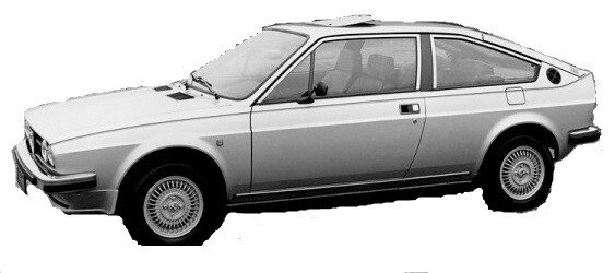 Rubbers, Gummi Alfasud Sprint (1976-88) 