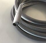 Deurrubber velours 2300 serie 2/3 coupe op body