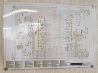 Kleurenschema 1800B geplastificeerd