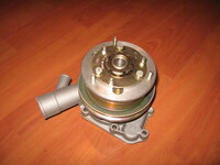 Waterpomp met electrische koppeling